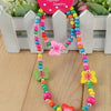 Wooden Handmade Children Necklace Bracelet For Kids Baby Jewelry Set New Lovely Cute Child Gift Party Supply Accessories Cross